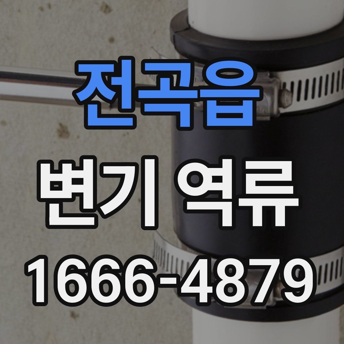 전곡읍 변기 역류
