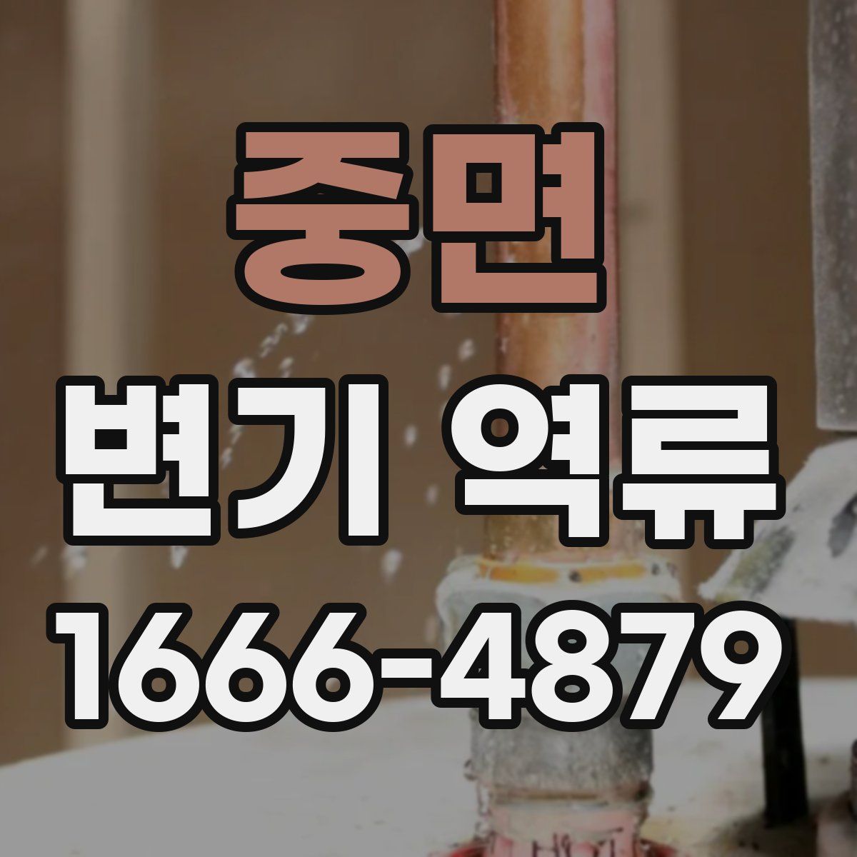 중면 변기 역류