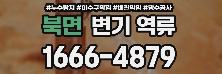 북면 변기 역류
