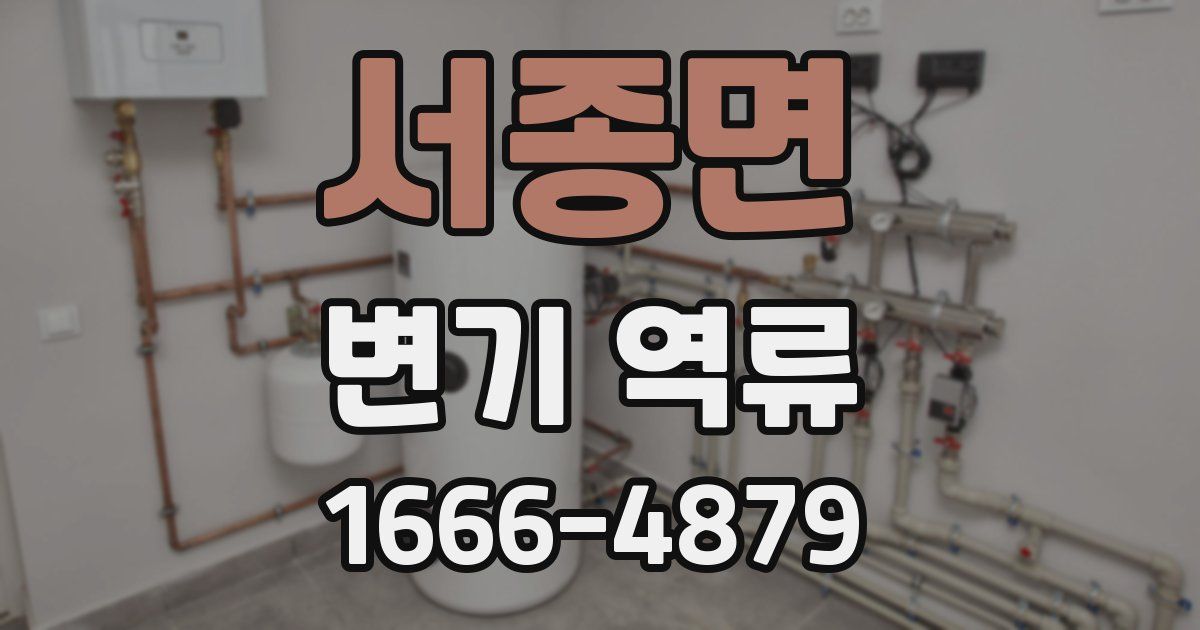 서종면 변기 역류
