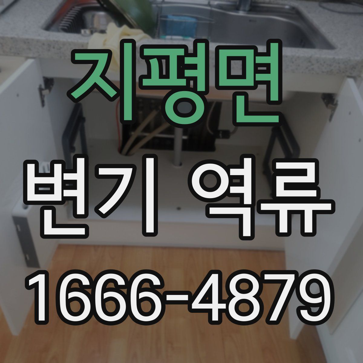 지평면 변기 역류