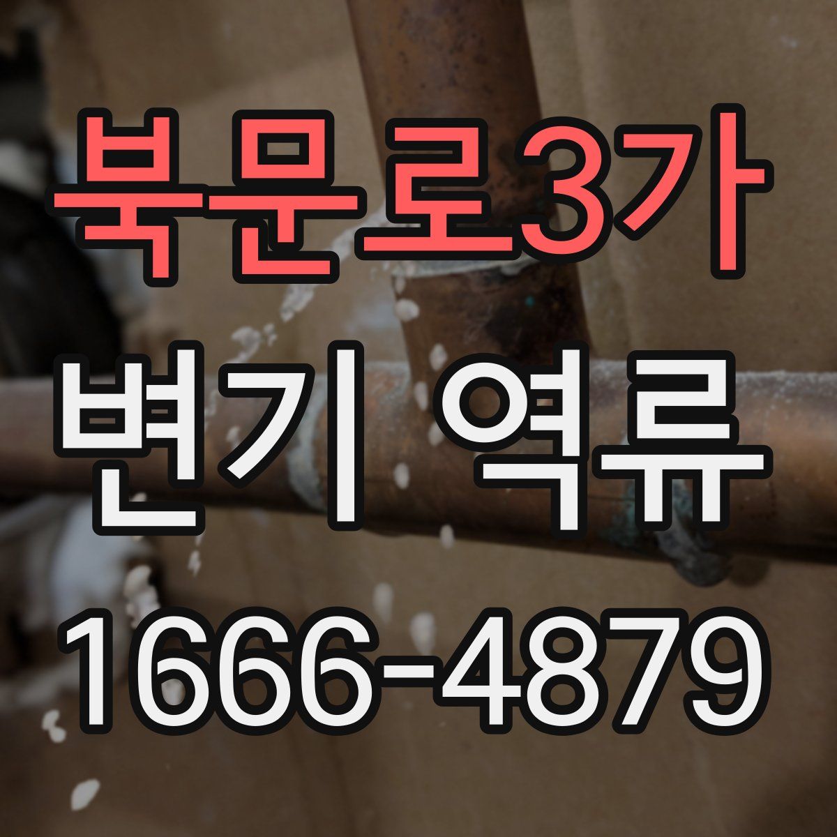 북문로3가 변기 역류