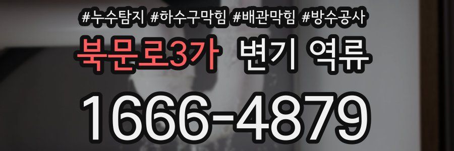 북문로3가 변기 역류