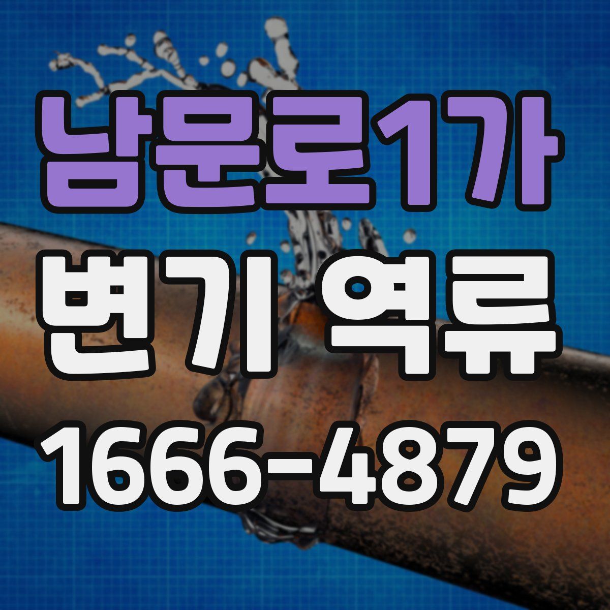 남문로1가 변기 역류