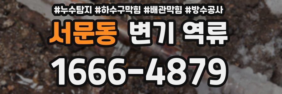 서문동 변기 역류
