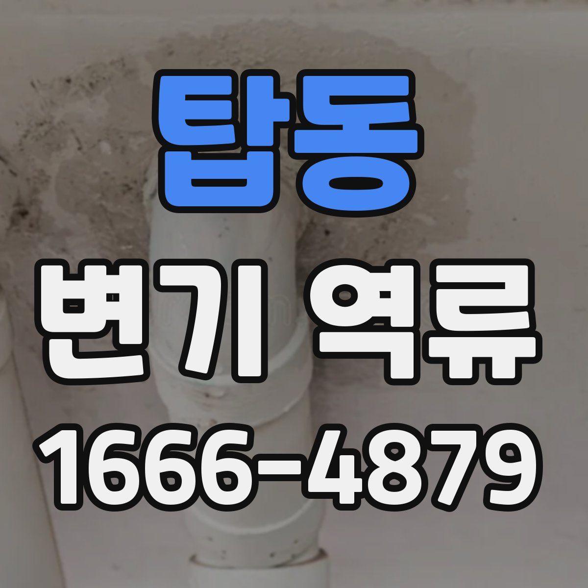 탑동 변기 역류