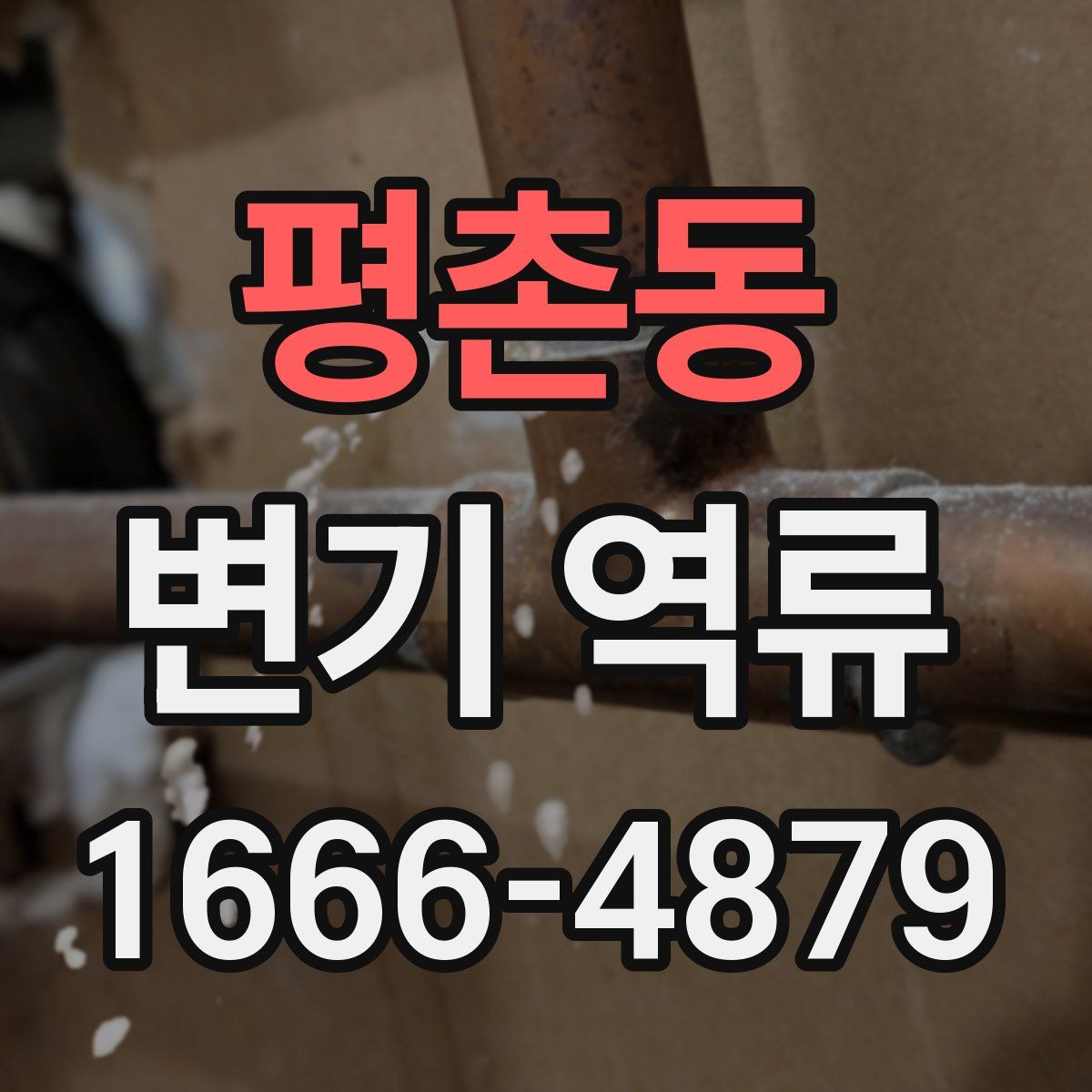 평촌동 변기 역류