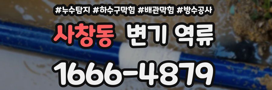 사창동 변기 역류