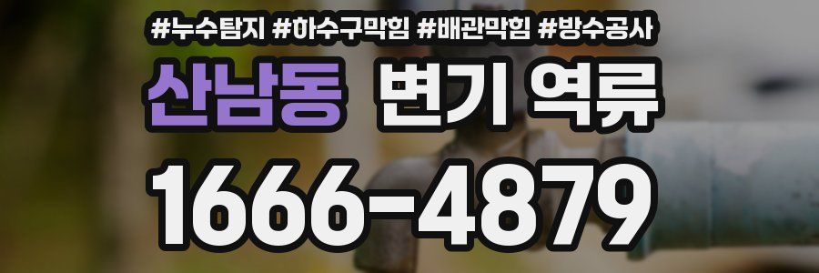 산남동 변기 역류