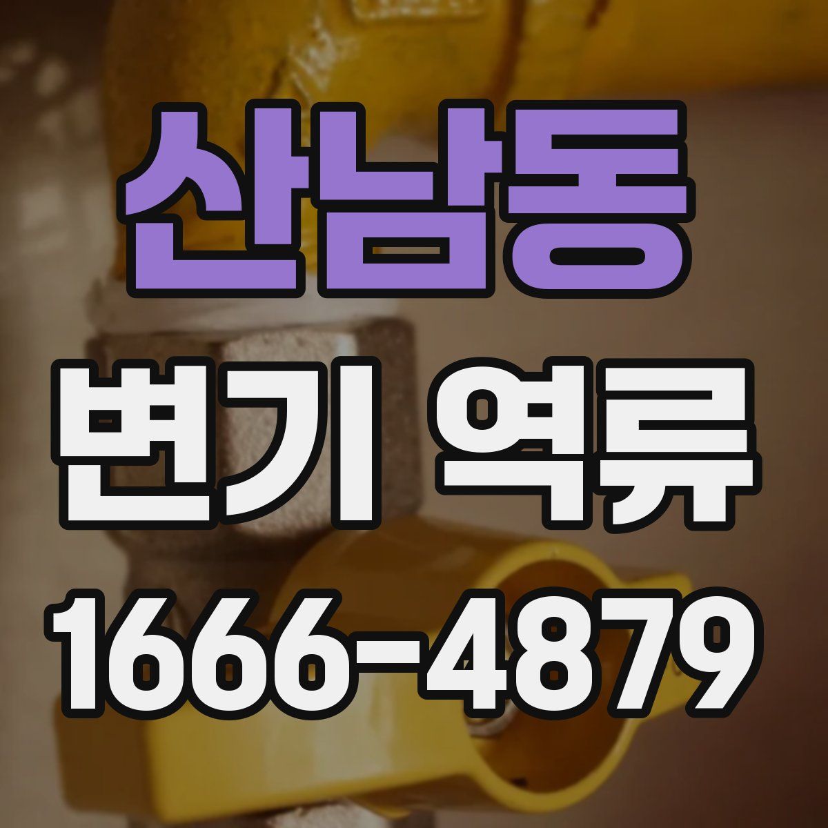 산남동 변기 역류