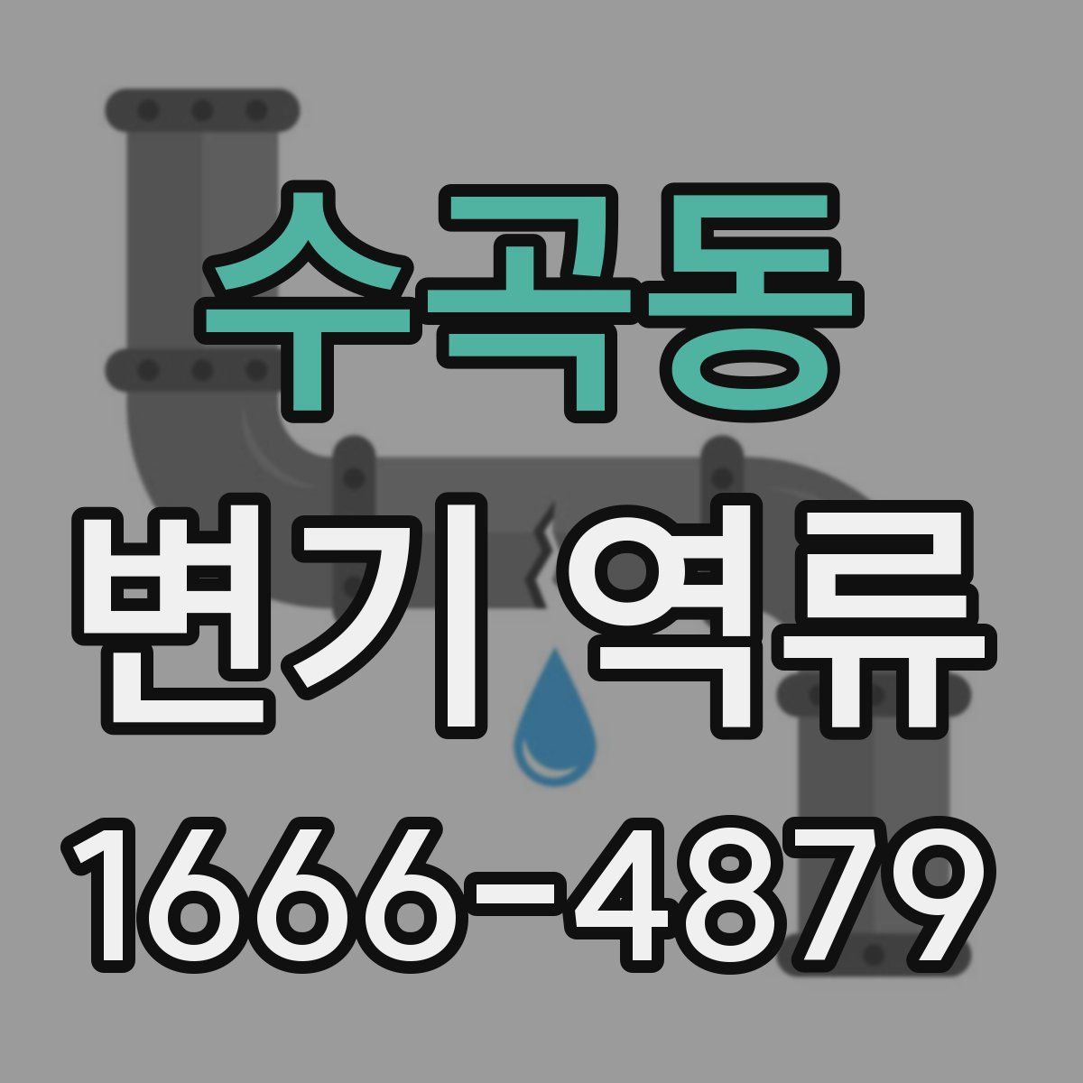 수곡동 변기 역류