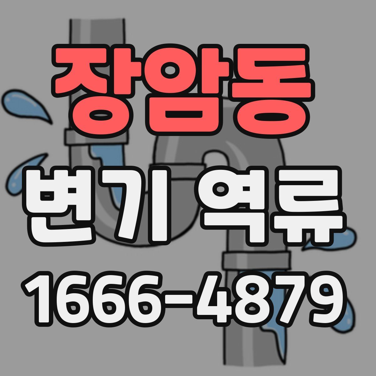 장암동 변기 역류