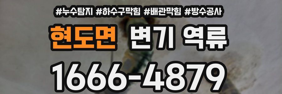 현도면 변기 역류