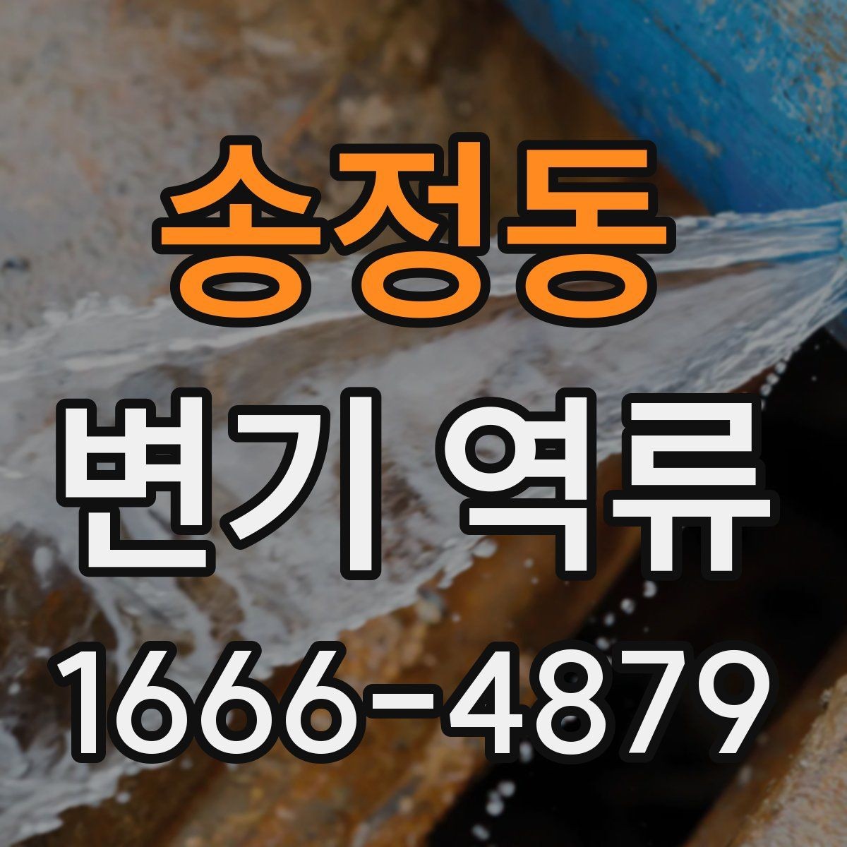송정동 변기 역류 물이 거꾸로 차오를 때 점검 포인트