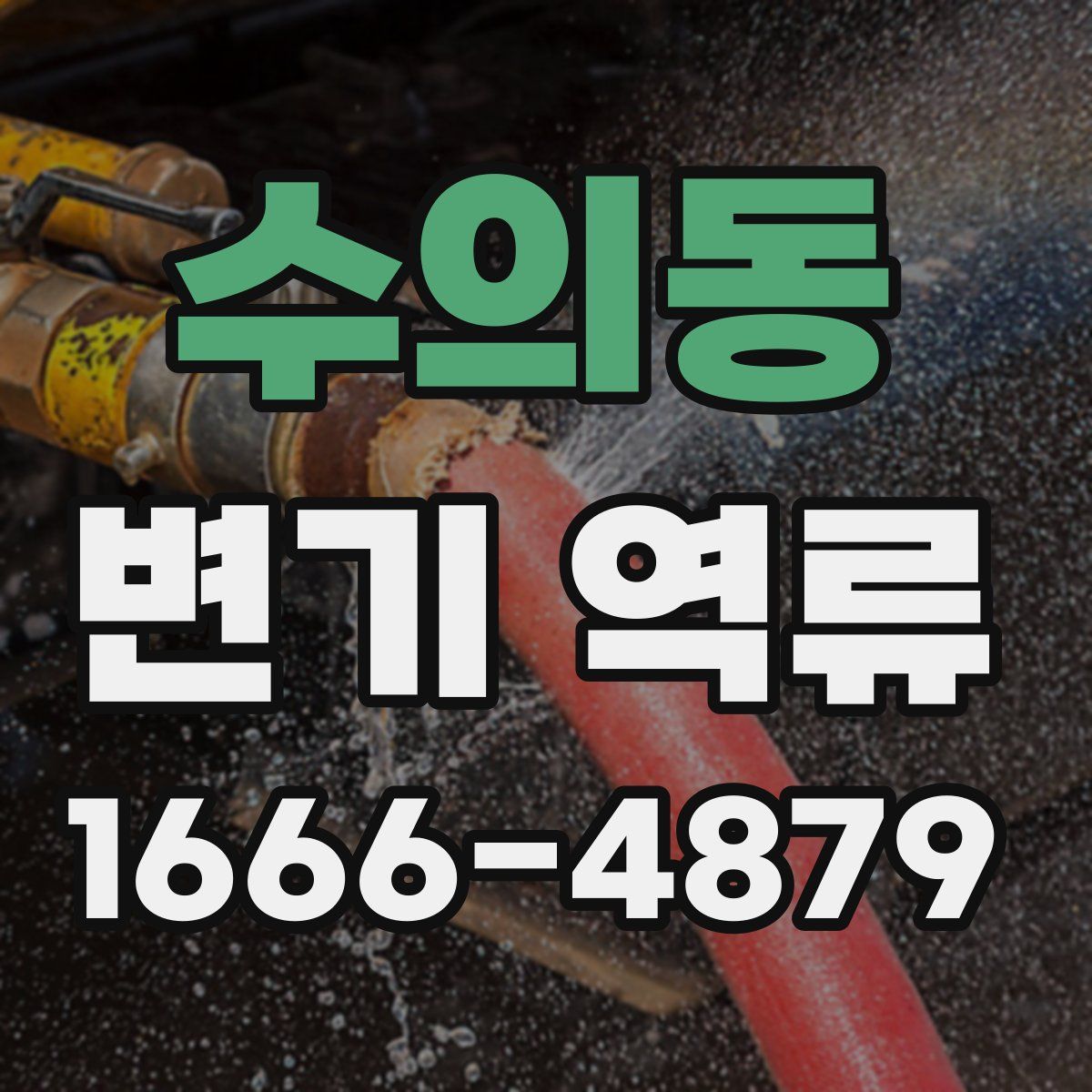 수의동 변기 역류