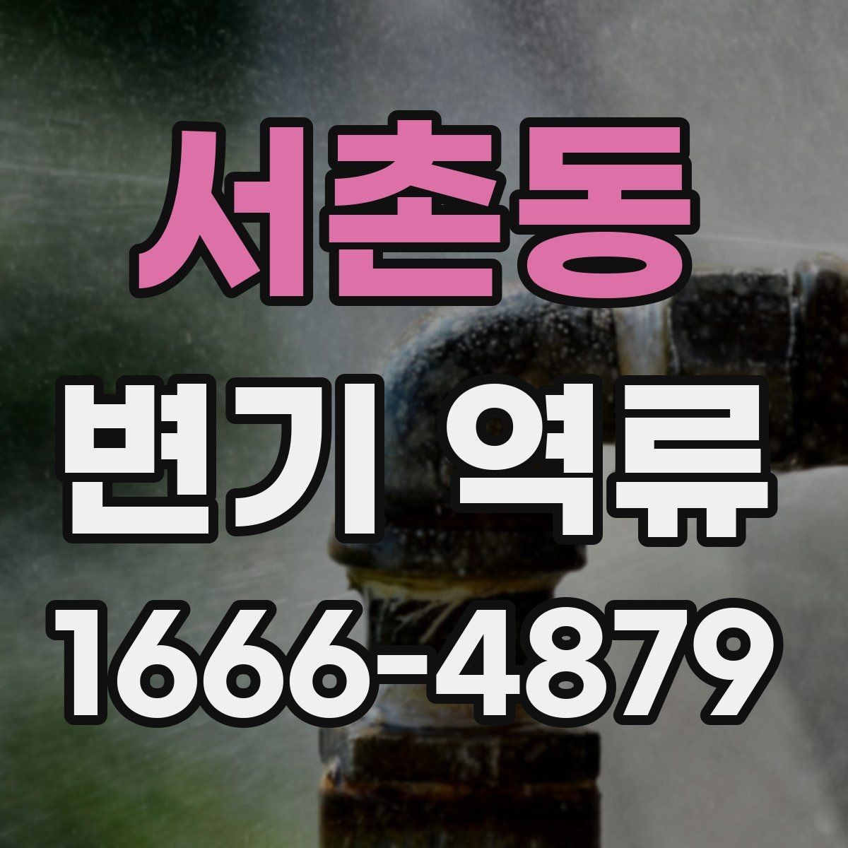 서촌동 변기 역류 상황에서 업체를 부르기 전 점검