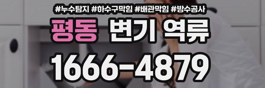 평동 변기 역류