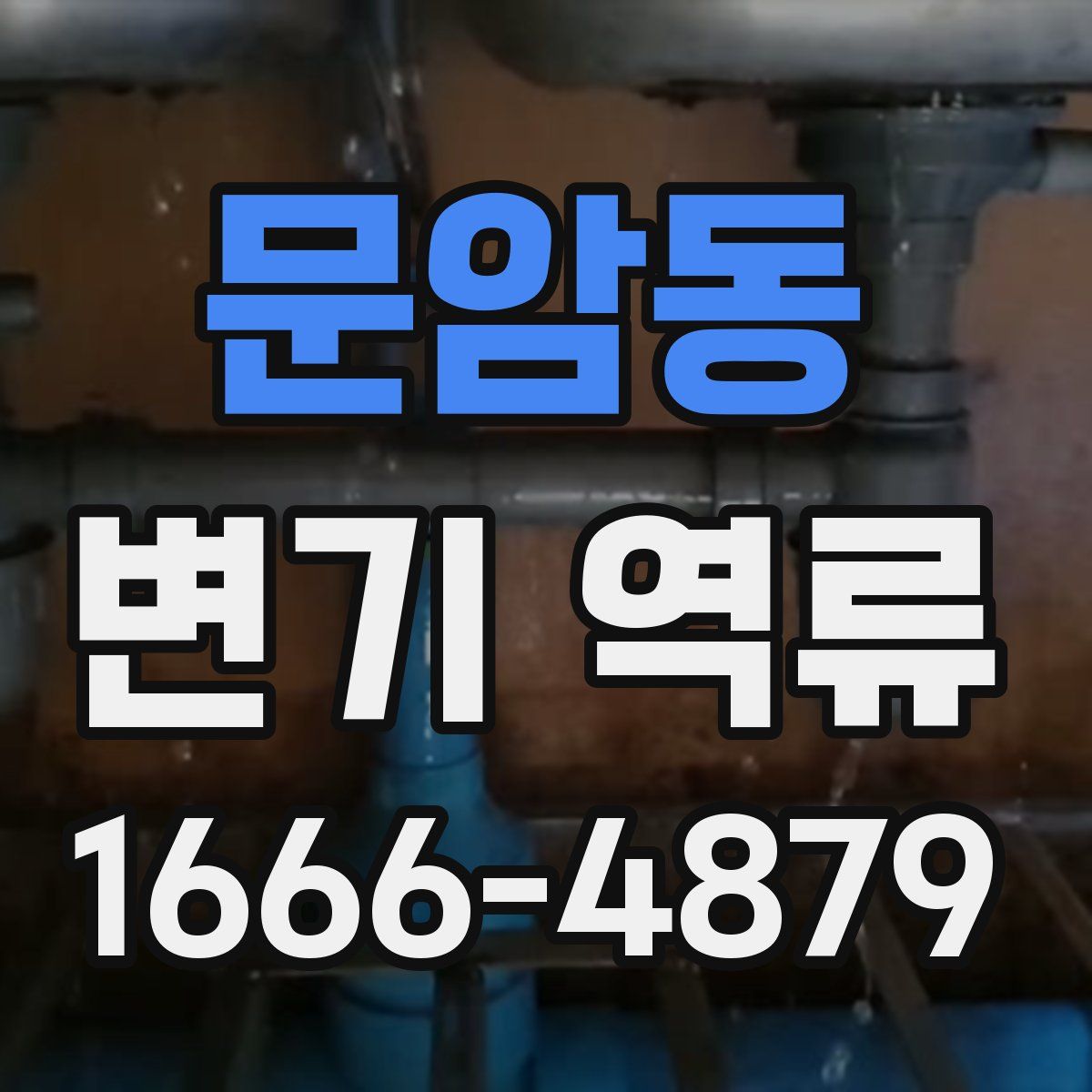 문암동 변기 역류