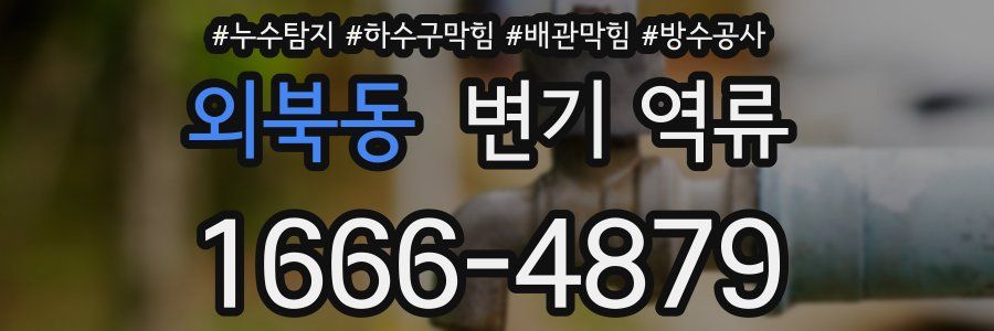 외북동 변기 역류