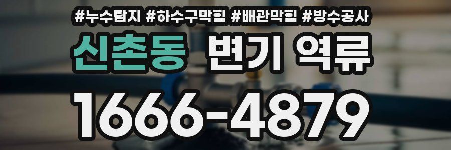 신촌동 변기 역류