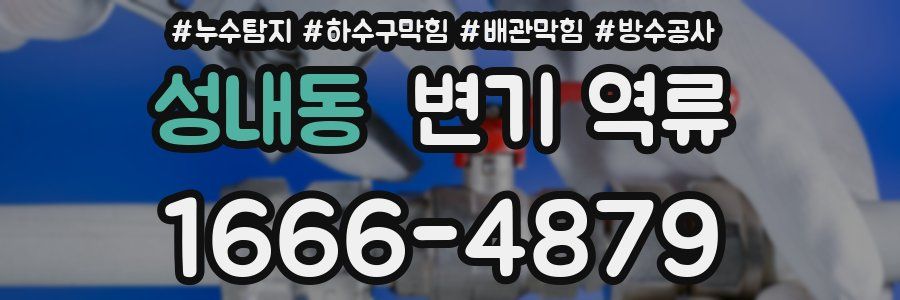 성내동 변기 역류