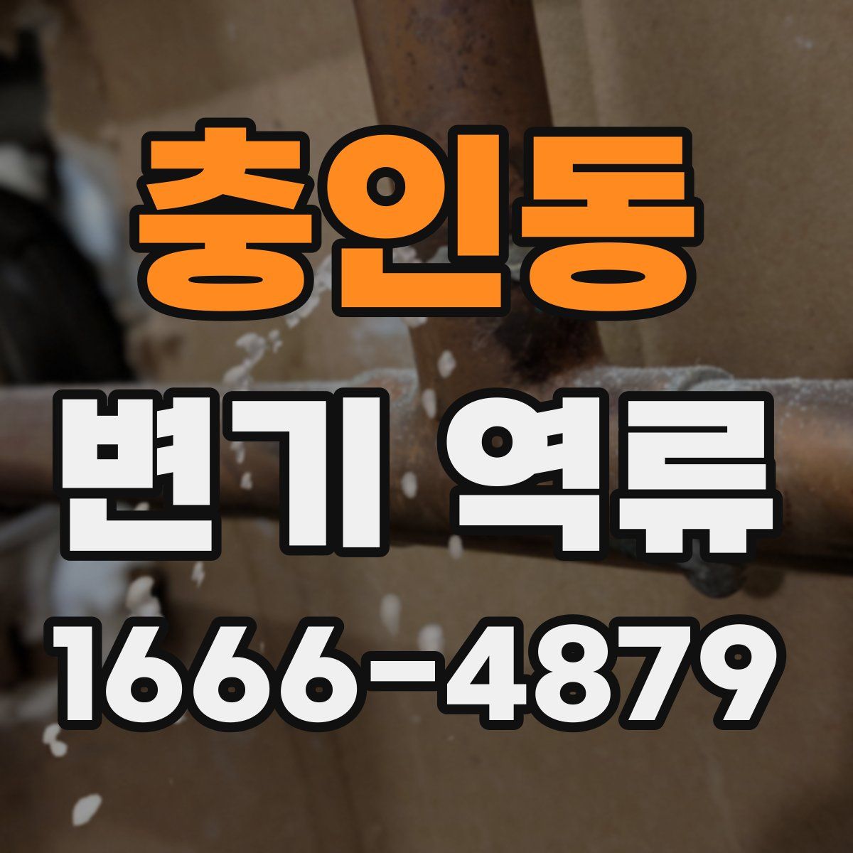 충인동 변기 역류