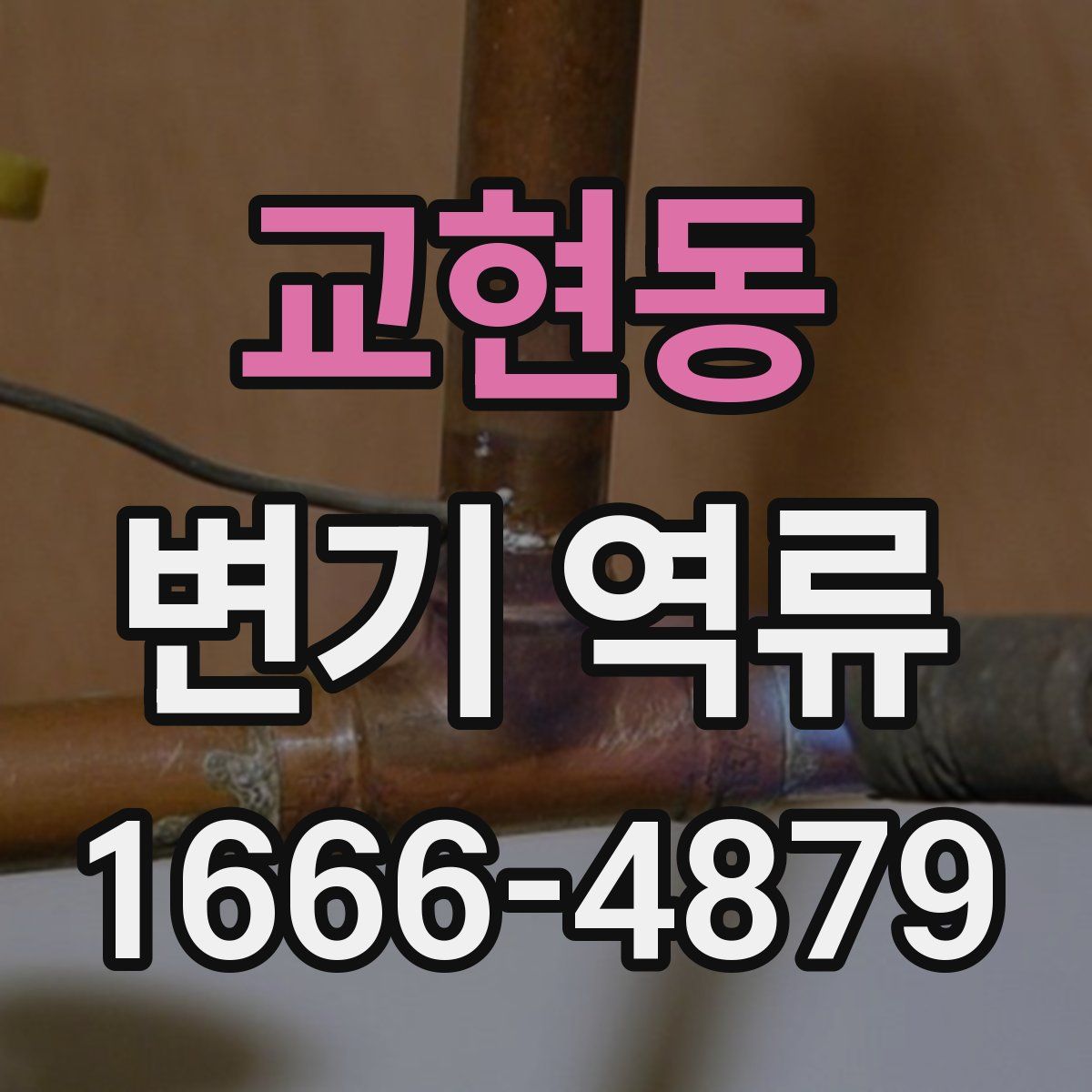 교현동 변기 역류