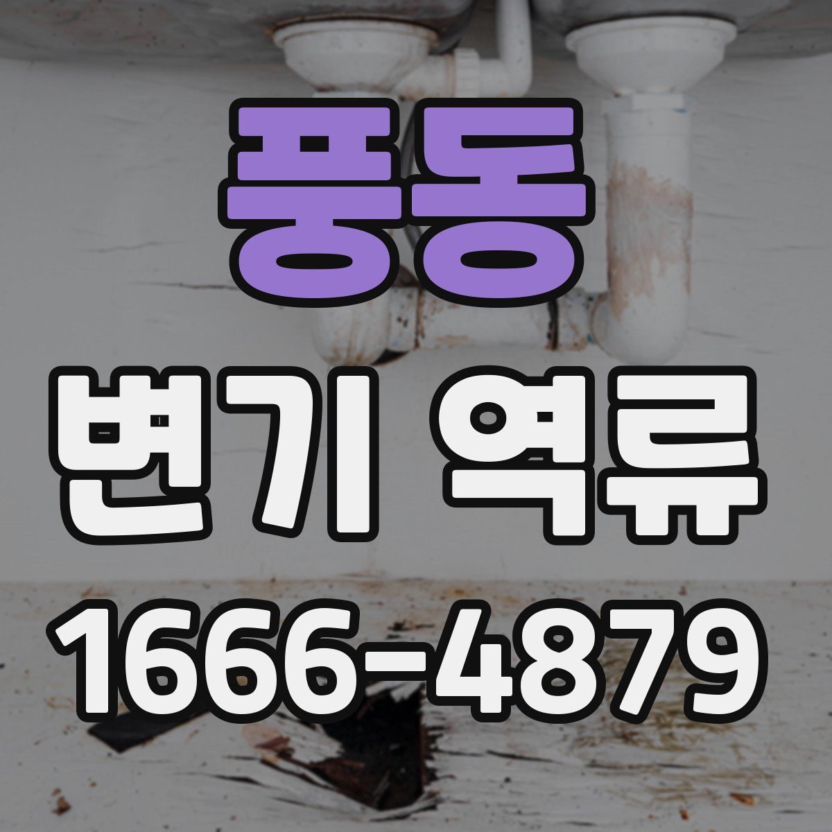 풍동 변기 역류