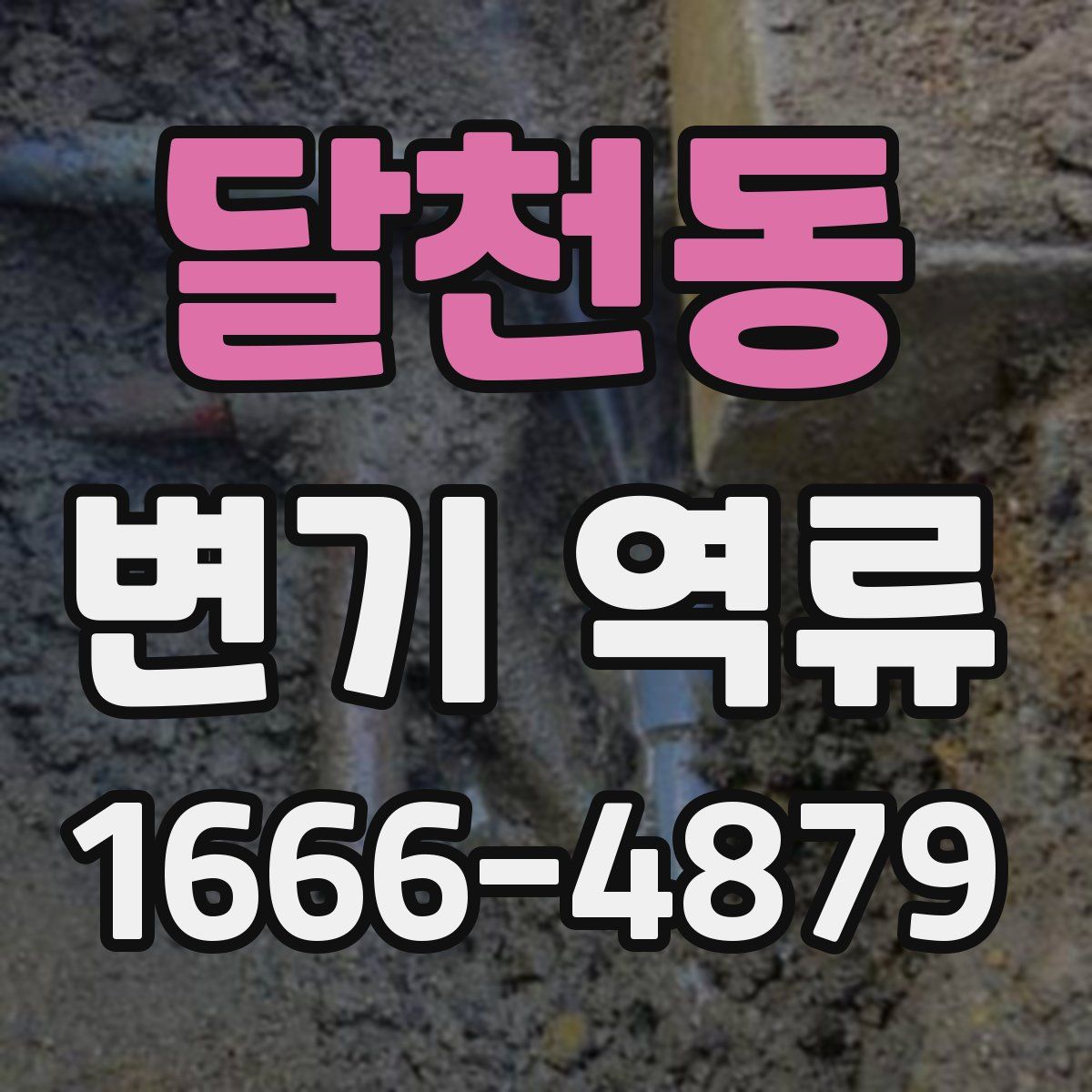 달천동 변기 역류