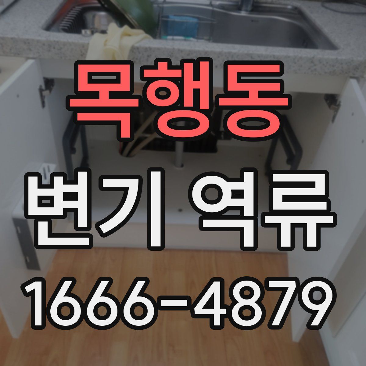 목행동 변기 역류