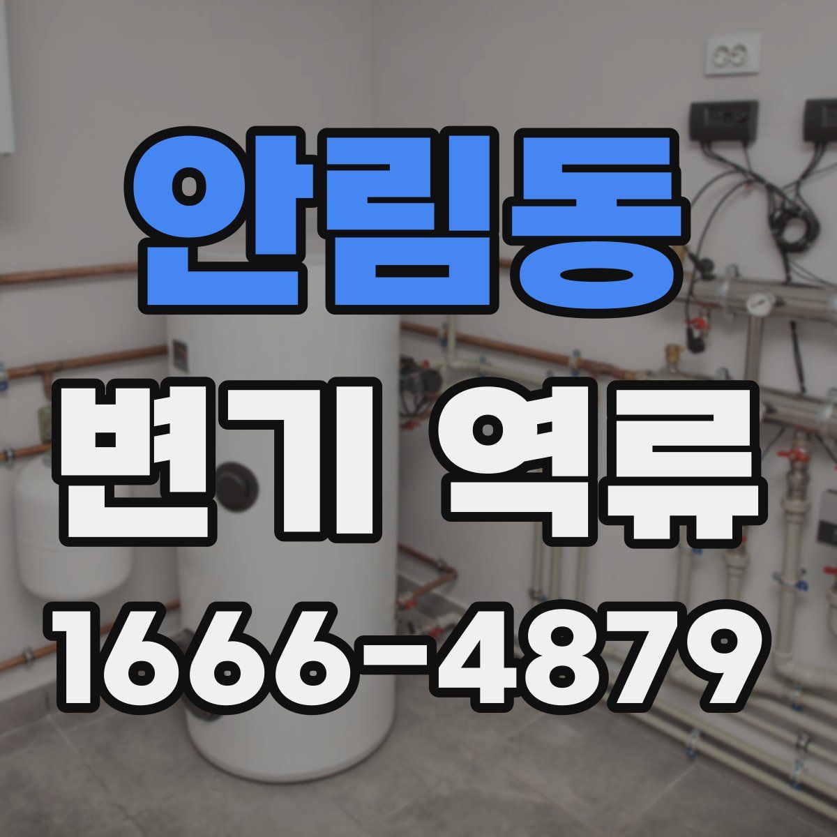 안림동 변기 역류