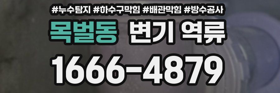 목벌동 변기 역류