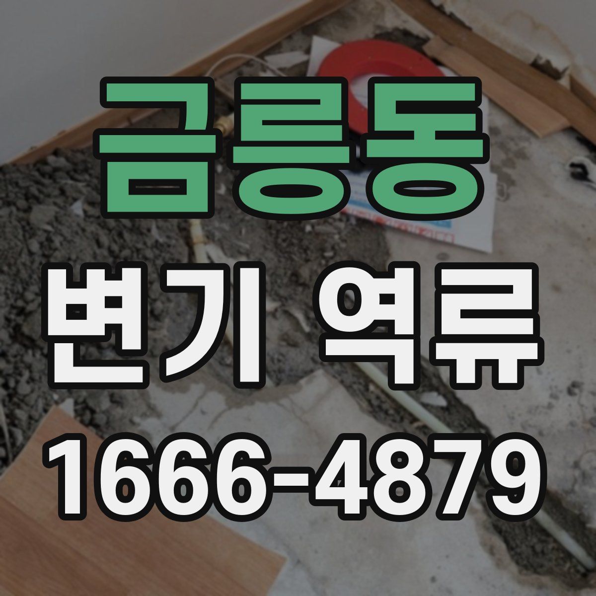 금릉동 변기 역류