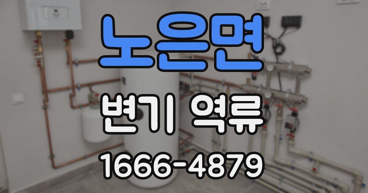 노은면 변기 역류