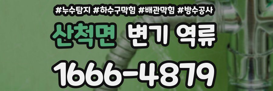 산척면 변기 역류