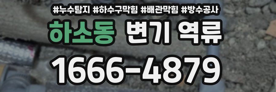 하소동 변기 역류