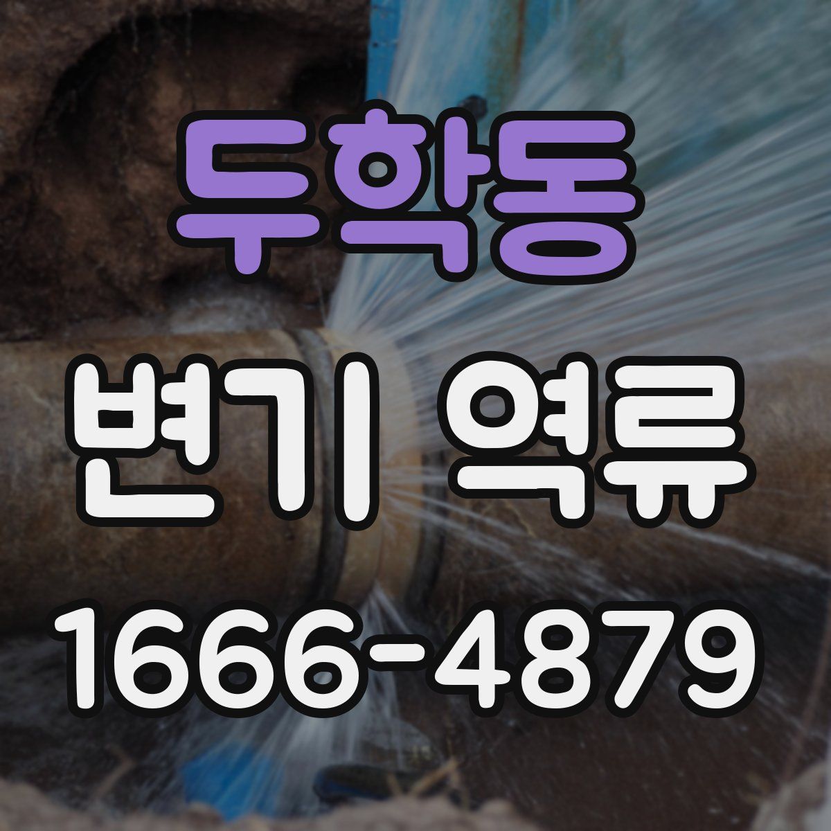 두학동 변기 역류