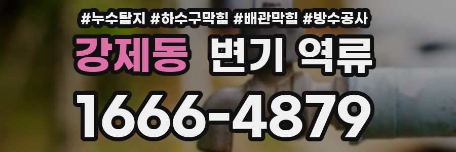강제동 변기 역류