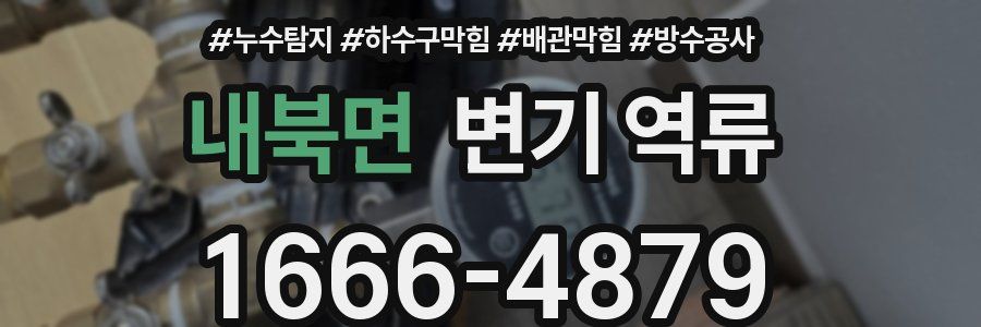 내북면 변기 역류