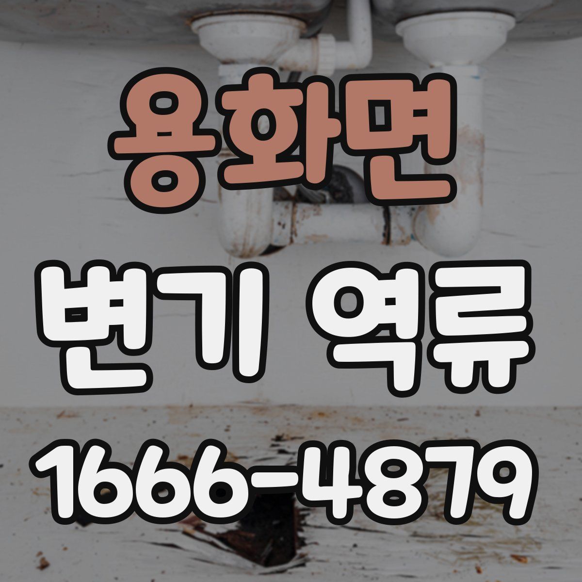 용화면 변기 역류