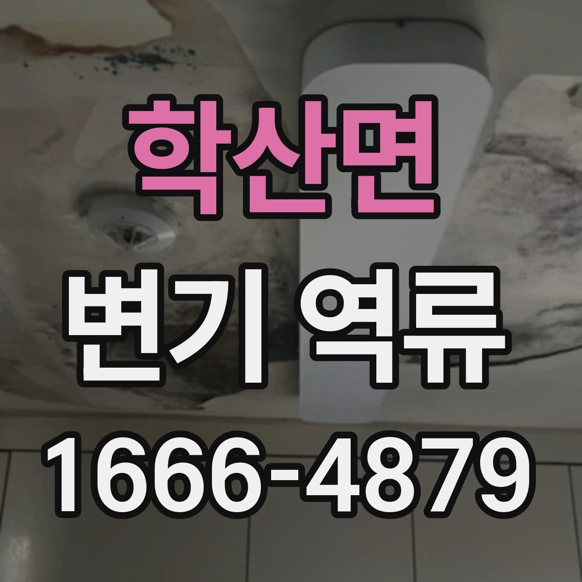 학산면 변기 역류