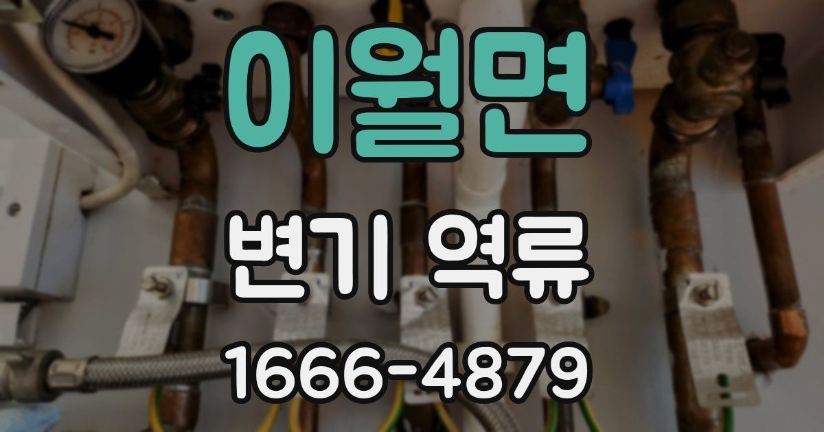 이월면 변기 역류