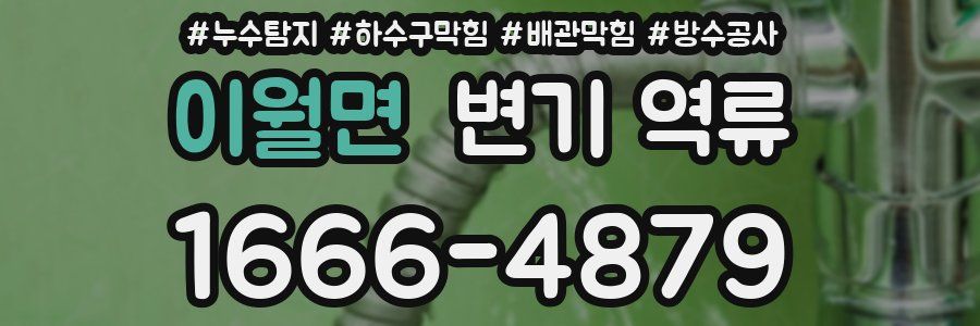 이월면 변기 역류