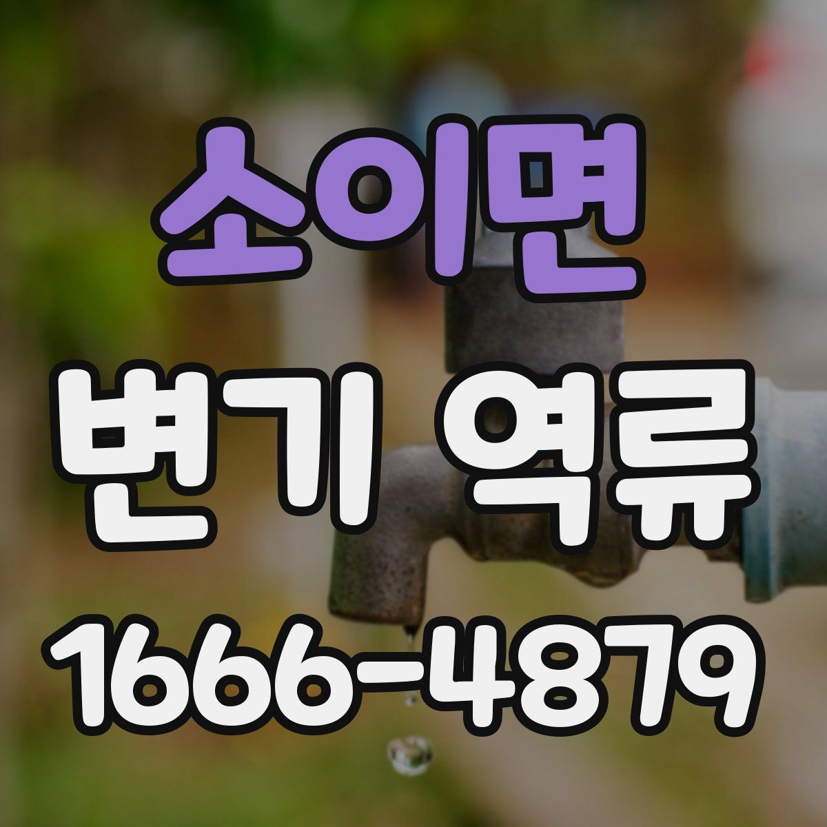 소이면 변기 역류