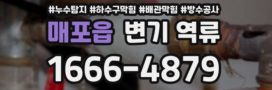 매포읍 변기 역류
