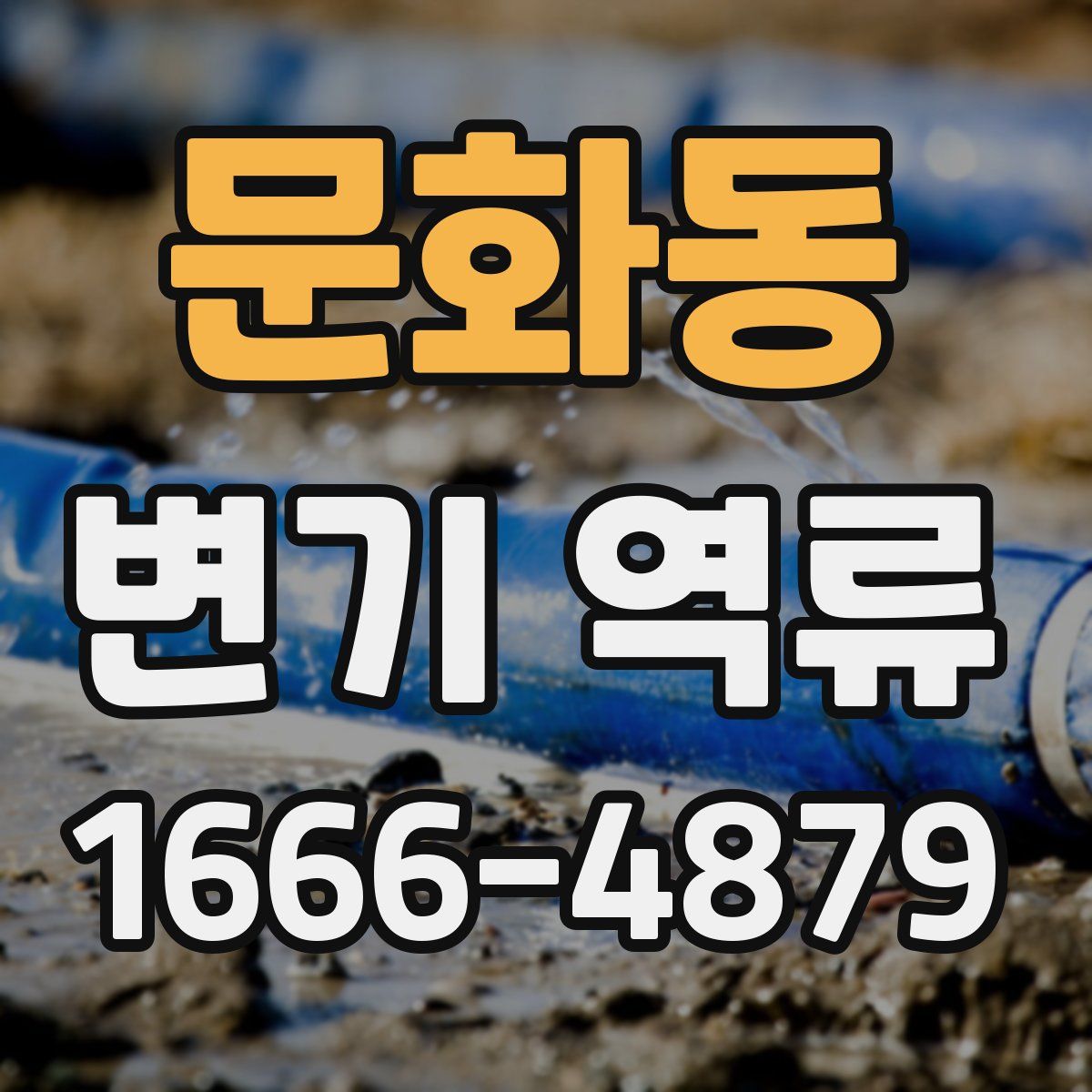 문화동 변기 역류