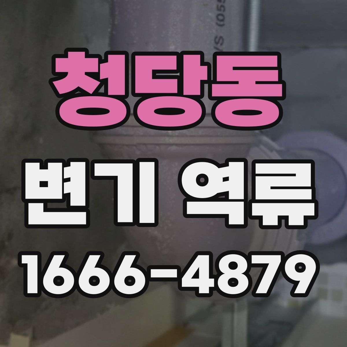 청당동 변기 역류