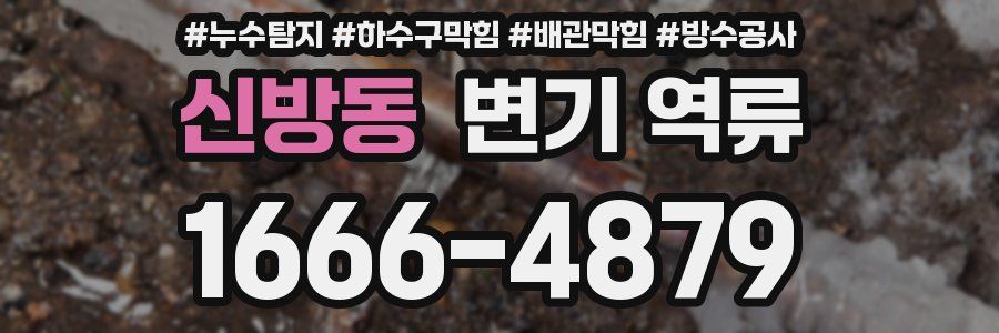 신방동 변기 역류