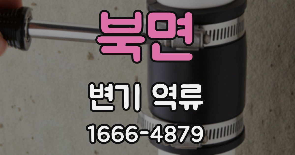 북면 변기 역류