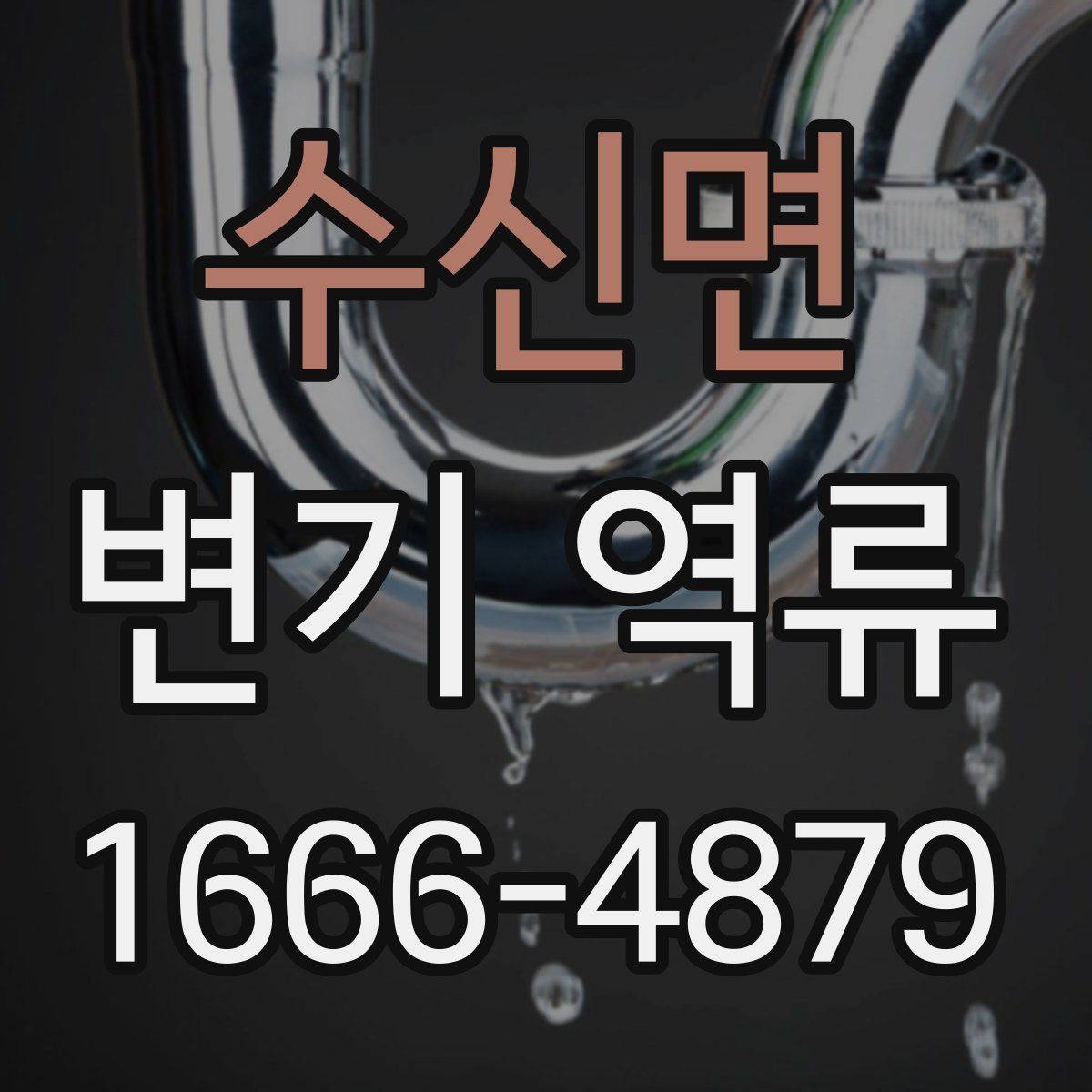 수신면 변기 역류